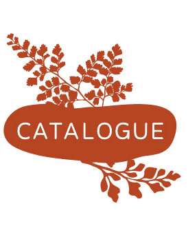 Catalogue : explorez nos ouvrages sur l'identification, la connaissance et les usages des plantes sauvages Icône de menu menant à la page catalogue de la maison d'édition, présentant cinq collections : Cahiers pratiques & sauvages, Dépliants Premières cueillettes, Affiches Abondance sauvage, Marque-pages et Cartes."